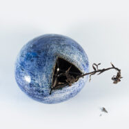Modern Artistic Blue Pottery Vase