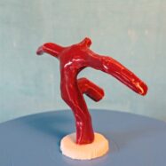 handmade red ceramic dancer (3)