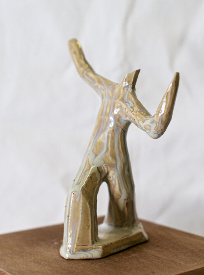Handmade Ceramic Dancer Sculpture