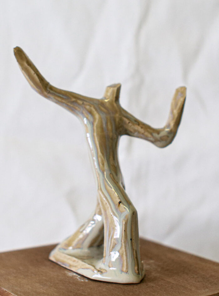 Handmade Ceramic Dancer Sculpture