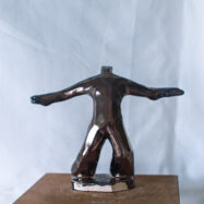ceramic dancer golden glaze (2 of 10)