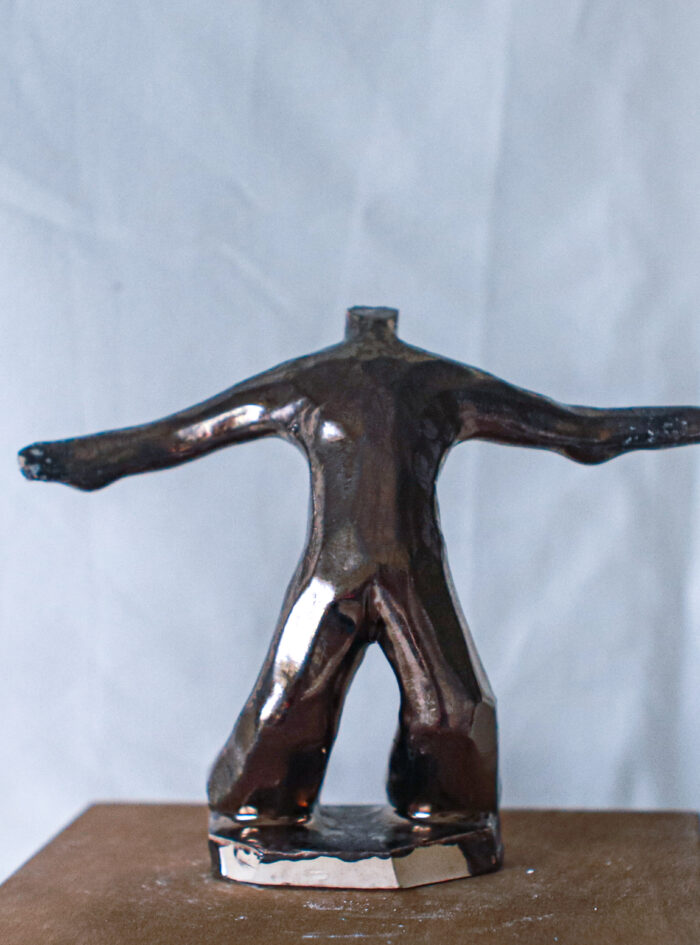 ceramic dancer golden glaze (2 of 10)