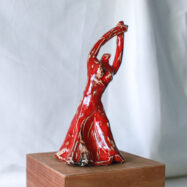 ceramic dancer red glaze 2 (2 of 10)