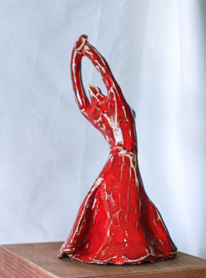 ceramic dancer red glaze 2 (4 of 10)