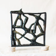 ceramic dancers wall art glazed (1 of 3)