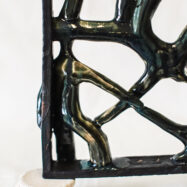 ceramic dancers wall art glazed (2 of 3)