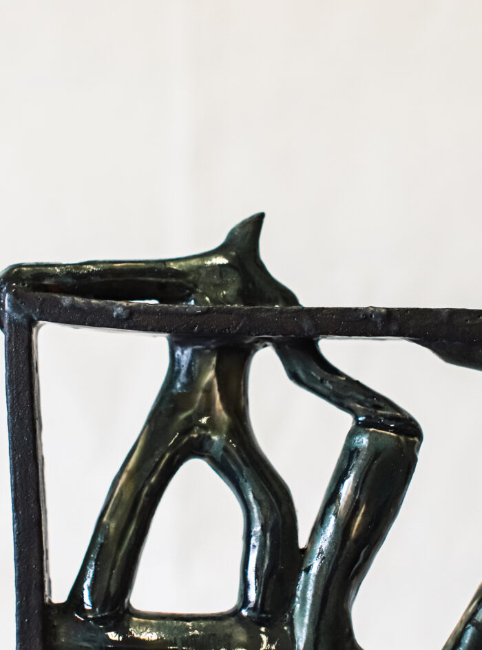 ceramic dancers wall art glazed (3 of 3)