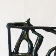 ceramic dancers wall art glazed (3 of 3)