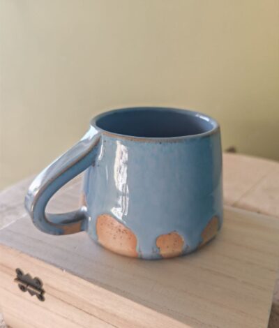 Handmade Blue Ceramic Tea & Coffee Mug – 330 ml Stoneware