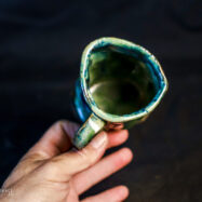 ceramic beer mug on black background (25 of 69)