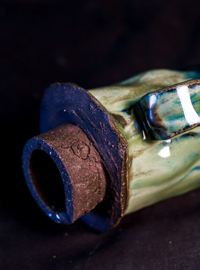 ceramic beer mug on black background (31 of 69)