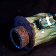 ceramic beer mug on black background (31 of 69)