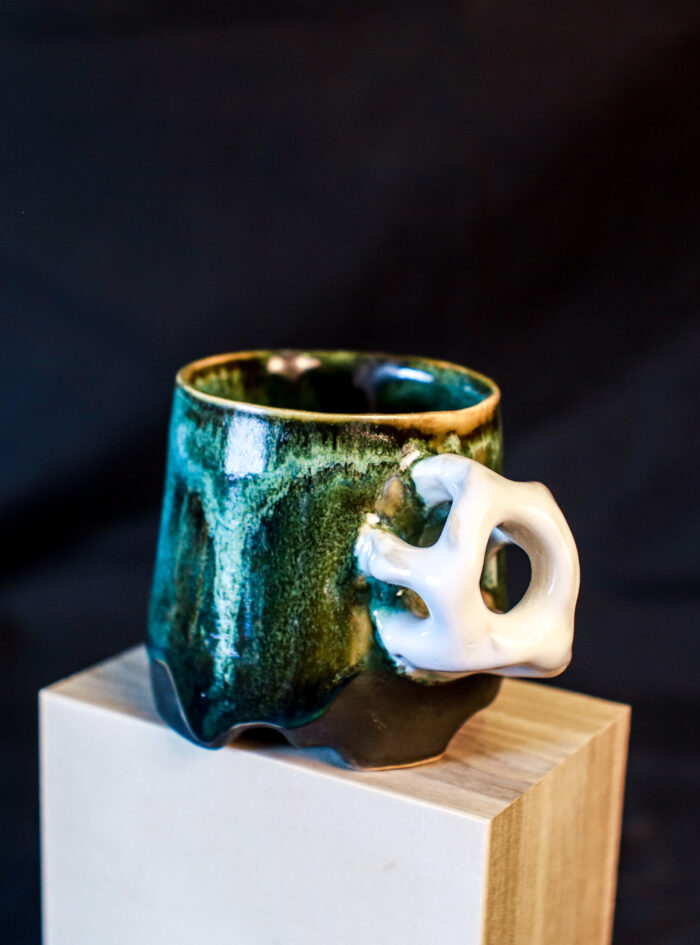 green mug - white handle (2 of 23)
