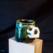 green mug - white handle (2 of 23)